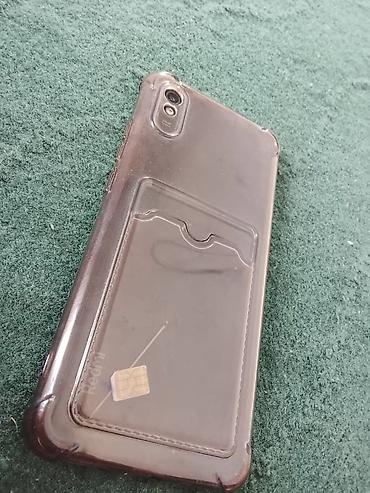 note 2: Redmi, Redmi 9A, Б/у, 64 ГБ, цвет - Черный, 2 SIM — 2