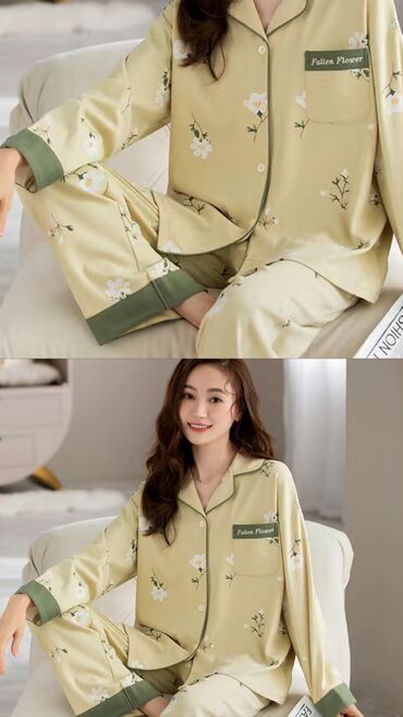 военные одежда: Летняя женская пижама 100 хлопок