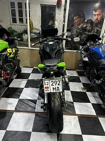 глушител: Спортбайк Kawasaki, 650 куб. см, Бензин, Взрослый, Б/у — 7