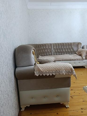 Divanlar: Künc divan, İşlənmiş, Açılmayan, Bazasız, Vеlur parça, Çatdırılma yoxdur — 2
