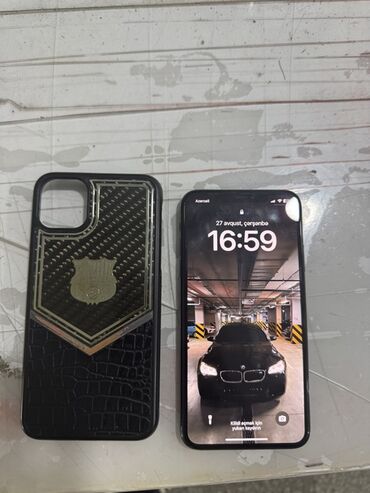 Digər mobil telefonlar: IPhone 12, Qara, Face ID