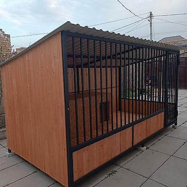 Металлические заборы: Вольер для собаки - Каркас: прочная металлическая рама с — 2