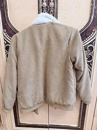 Kurtkalar: Qışlıq korduroy gödəkçə - Material: yumşaq, xətli (korduroy) parça - — 4