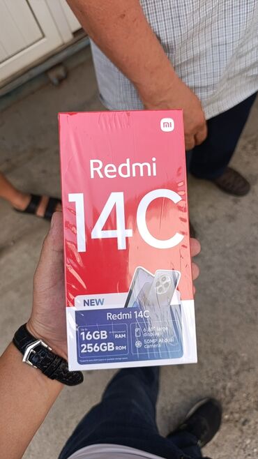 продаю телефон redmi: Redmi, Redmi 14C, Новый, 256 ГБ, цвет - Черный, 2 SIM