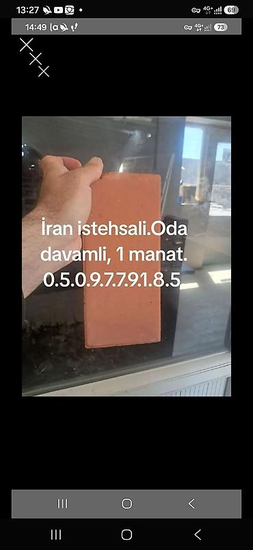 Təmir və tikinti: Oda davamli kərpic — 1