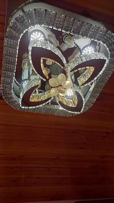 asma tavan zal ucun: Led Çılçıraq, 4 və daha çox lampa, Metal — 5