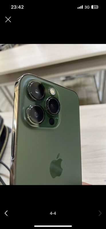 чехлы на айфон 13 про бишкек: IPhone 13 Pro, Колдонулган, 128 ГБ, Жашыл, Каптама, Куту, 80 %