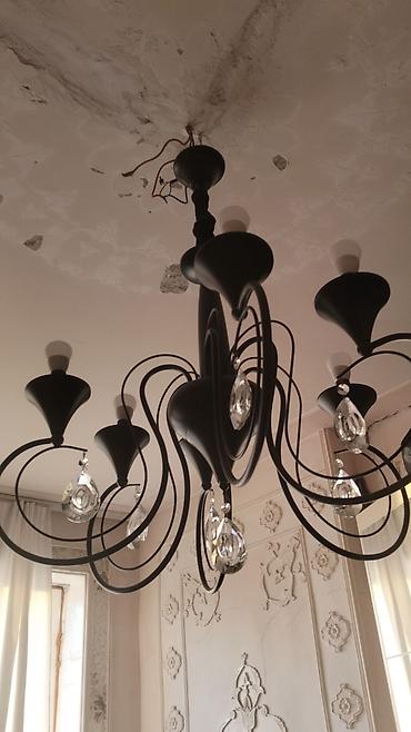 lyustur: Çılçıraq, 8 lampa, Metal — 3