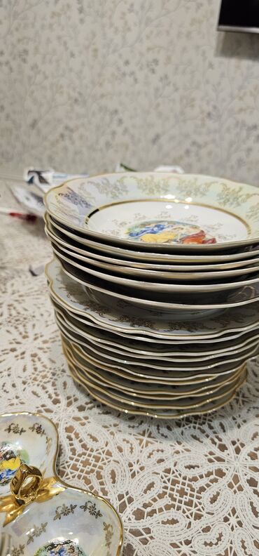 Sup qabları: Sup qabları, rəng - Ağ, Farfor — 10