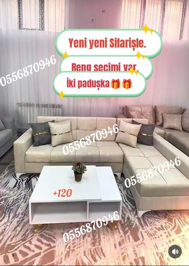 Divanlar: Künc divan, Yeni, Açılan, Bazalı, Parça, Şəhərdaxili pulsuz çatdırılma — 6