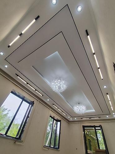 Потолочные работы: Монтаж потолочных плинтусов | Гипсокартонный, Армстронг | Багет, Галтель Больше 6 лет опыта — 8