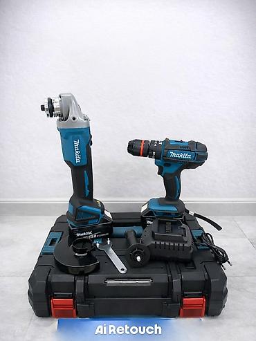 Makita 2-li alət dəsti – 48V Li-ion Dəst tərkibi: - Akkumulyatorlu