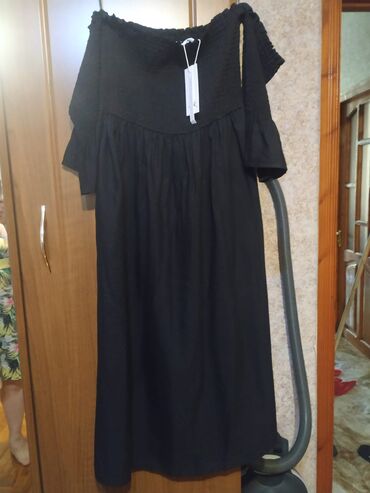 gödəkcə xl: Повседневное платье, Миди, XL (EU 42)