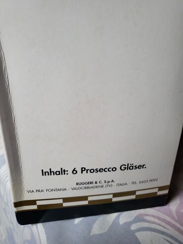 Čaše: Case nove duvano kristalno staklo za vino Italija 2004g. Case — 10