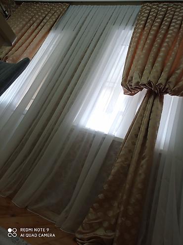 ucuz tül perde: Iki qol satilir yeni qalib eni 1metr uzunu 3metre qiymət 50azn tül — 4