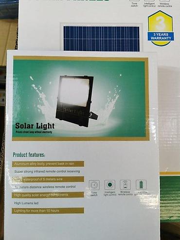 Baštenska rasveta: Solarni Reflektor sa senzor, daljinski wailers 100w 200w. Vodootporni — 5