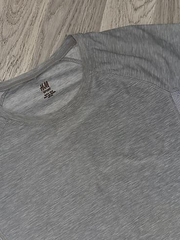 push up helanke: H&M Sport qadın idman köynəyi - Rəng: boz (melanj effektli) - — 3