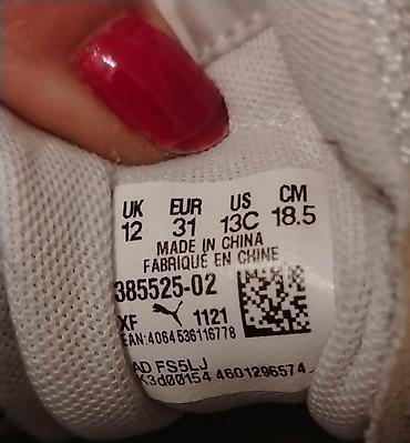 camp david majice: Dečije patike puma, malo nošene, br 31,18.5 dužina gazi sta. Na — 4