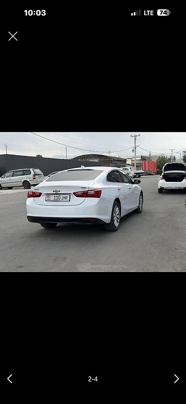 авто магазин бишкек: Chevrolet Malibu: 2017 г., 1.5 л, Бензин, Седан — 2