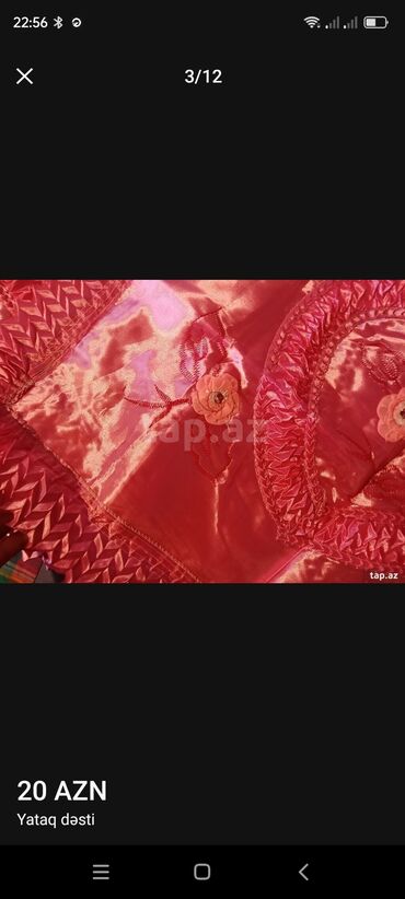 Örtüklər: Yataq üçün Yeni rəng - Çəhrayı Yataq örtüyü, Pulsuz çatdırılma — 10