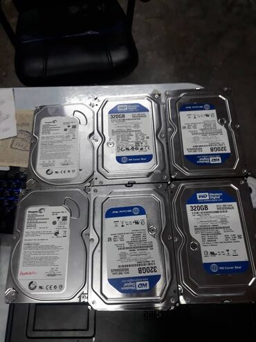 Настольные ПК и рабочие станции: Продаю жесткие диски HDD 320 GB (в не рабочем состоянии на списание. в