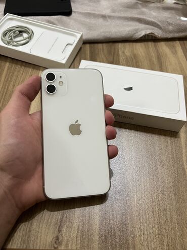iphone 11 elde: IPhone 11, 128 ГБ, Белый, Face ID