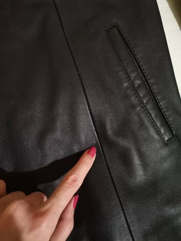 Ostale jakne, kaputi, prsluci: Kožna jakna XXXXL ili oversize Lepa mekana koža. Plaćena 11000 dinara — 6