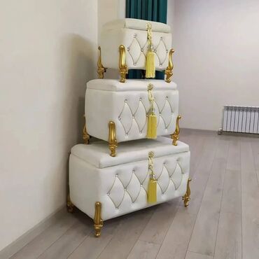 Сундуки: Сундук, Новый, Для приданого невесты, Другой тип, Бесплатная доставка, цвет - Бежевый — 3