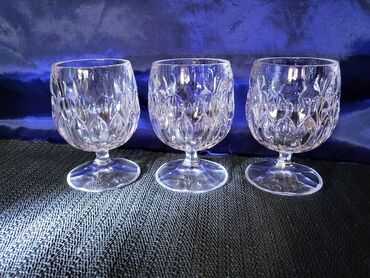 Čaše: Case nove,kristal,rucni rad Nachtmann Nemacka za zestoko pice 80te — 10