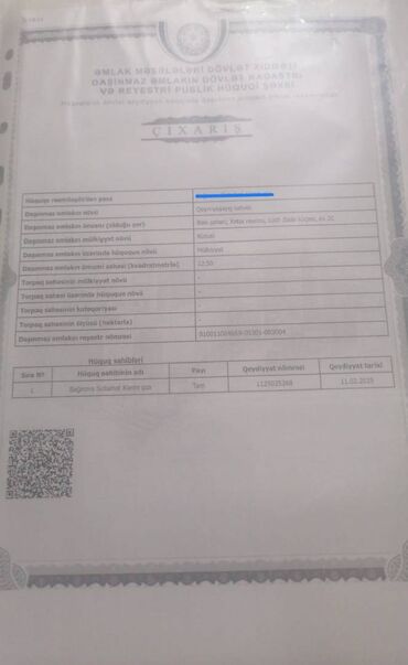 Kommersiya daşınmaz əmlakının satışı: Xətai rayonu, Əhmədli qəsəbəsi, Lütvi Zadə küçəsi bina 2C (Telnov 2 — 22