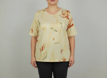 bluzki wizytowe plus size: Kampol, Bluzka damska, rozmiar 3XL