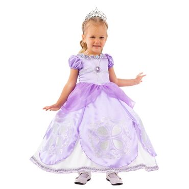 детские карнавальные платья: Детское платье, цвет - Фиолетовый, Б/у