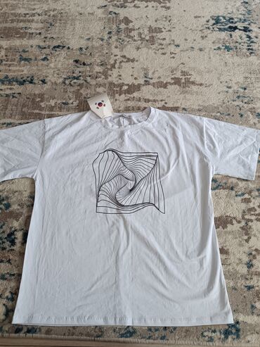 мен баланс цена бишкек: Белая унисекс футболка с графическим принтом. - Цвет: белый - Принт