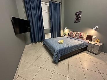 Посуточная аренда квартир: 1 комната, Люкс, элитка, Бишкек Парк ТРЦ, Душевая кабина, Постельное белье, Кондиционер — 6