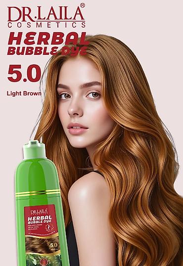 deri boyasi: Məhsul: Dr. Laila Cosmetics Herbal Bubble Dye – bitki əsaslı köpük saç — 4