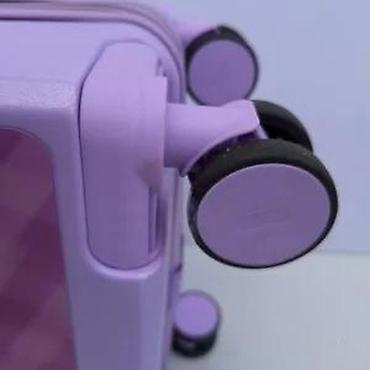 Rančevi, torbe i koferi: Dečji kofer na točkiće – Kuromi dizajn, ljubičasti - Šarmantan kofer — 18