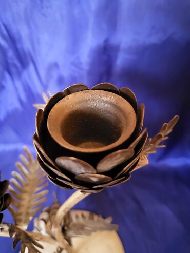 Sveće i svećnjaci: Set svećnjaka, bоја - Zlatna, Novo — 6