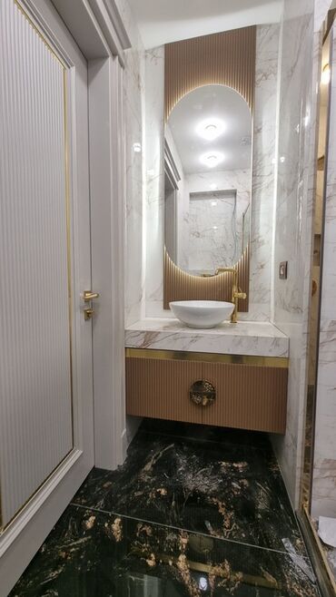 Hamam üçün aksessuarlar: Məhsul: Hamam üçün müasir mebel və aksesuarlar dəsti Təsvir: - Divara — 7