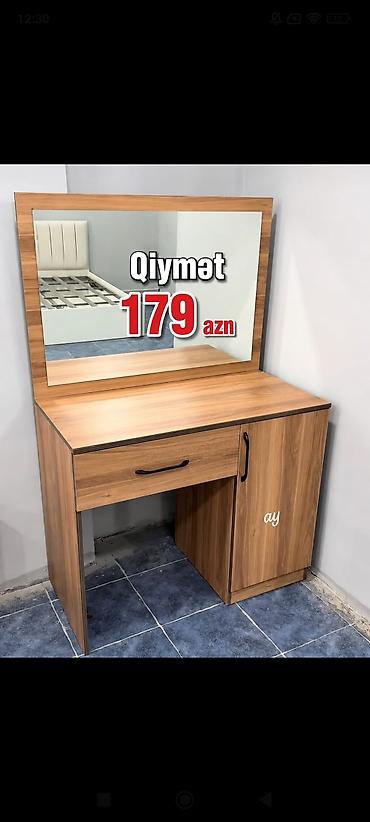 dəsti: Yataq otağı mebelləri dəsti – ağac naxışlı modern dizayn - — 3