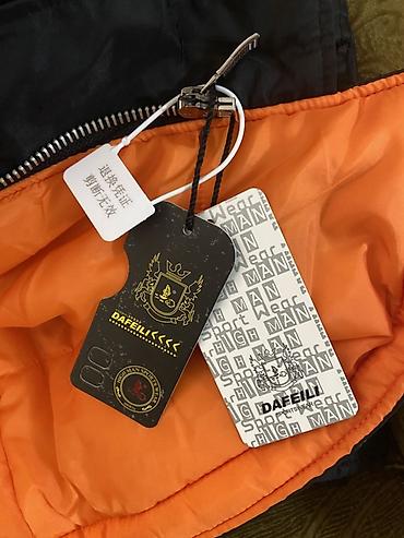 пуховики юникло: Мужская зимняя парка DFL Fashion, размер XXL. - Цвет: черный с — 5