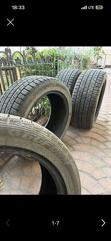 245 45 19 шины: Зимние шины G-Force (надпись на борте: GDFORM/ G-Force) Размер — 5