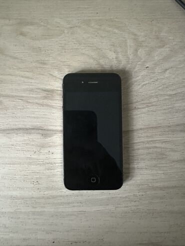 iphone kg: IPhone 4, Б/у, < 16 ГБ, Черный, Зарядное устройство