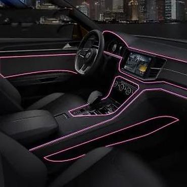 Tuning i styling: LED ambijentalna traka za enterijer automobila (EL/LED neon užareni — 2