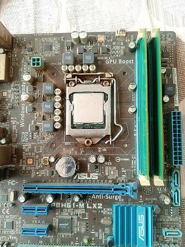 masaustu gaming pc: ASUS P8H61-M LX2 anakart + LGA1155 prosessor Xüsusiyyətlər: - Çipset — 1