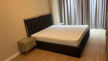 Кровати: МЕБЕЛЬ НА ЗАКАЗ!!! Кровать с мягким изголовьем и основанием в
