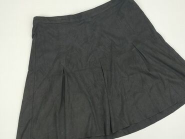 spódnice z eko skóry trapezowe: Skirt, L (EU 40), condition - Good