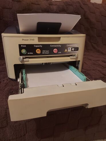prınter: Xerox Phaser 3140 lazer printer - Növ: Qara-ağ lazer printer - Çap