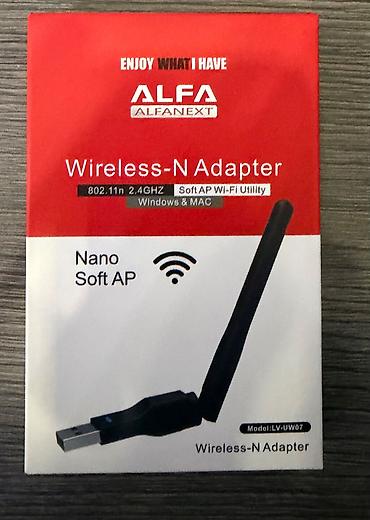 tp link alfa: ALFA ALFANEXT Wireless‑N USB Wi‑Fi Adapter (Model: LV-UW07) — 1