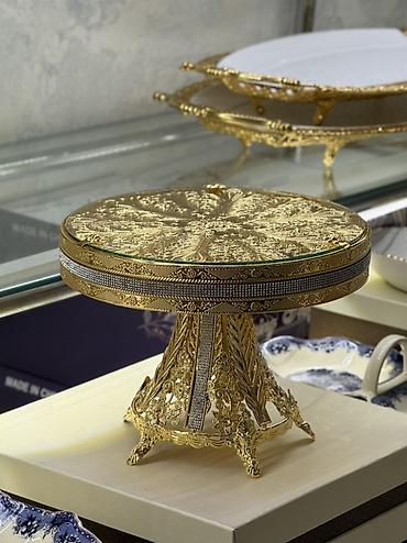 biskvit qabi: Tort və şiriniyyat qabı, rəng - Qızılı, Metal, Yaponiya — 2