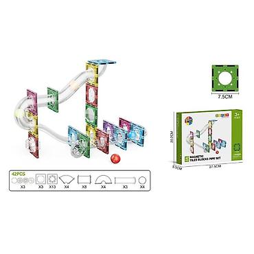 gusle cena: MAGNETNE PLOČICE 42PCS – edukativni magnetni set sa cevčicama Set — 1